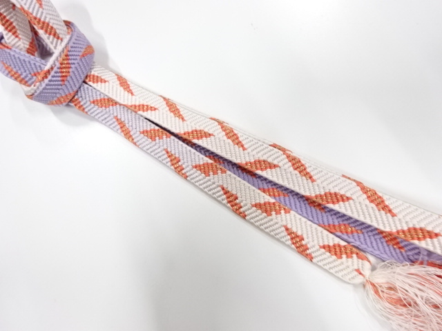 正絹　手組帯締め